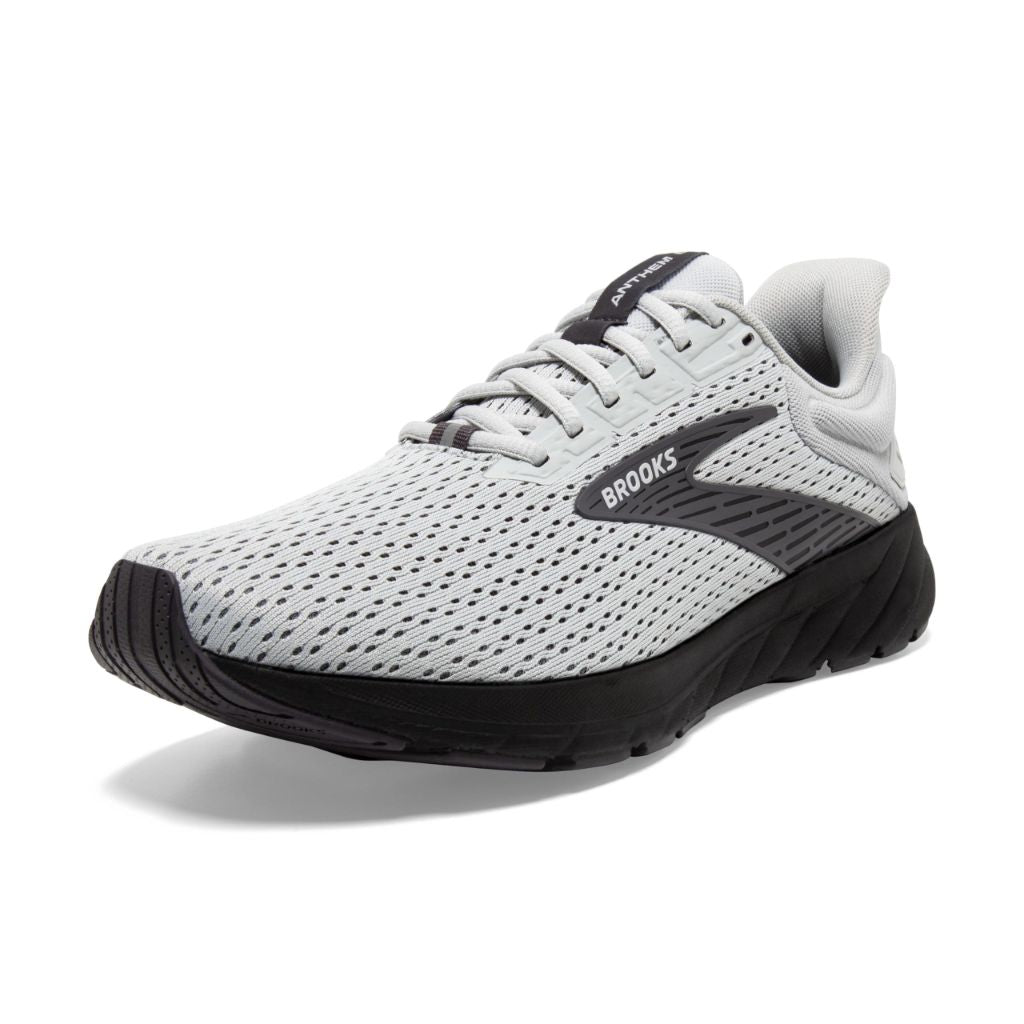Brooks Men’s Anthem 6 Neutral Running Shoe - Gray/Blackened Pearl, Size 9