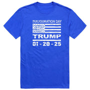 Invalid. Generated new title: 'Rapid Dominance Distressed Campaign Trump T-Shirt - Royal, Large'