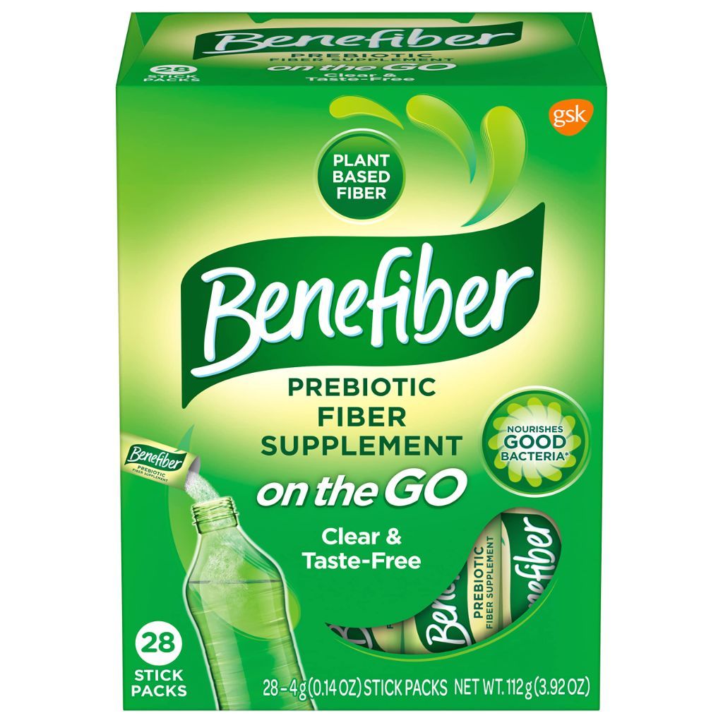 Benefiber Prebiotic Fiber Supplement Powder - Unflavored, 28 Sticks