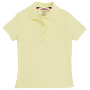 French Toast Girls School Uniform Short Sleeve Picot Collar Interlock Polo Shirt  Size XXL (18/20)