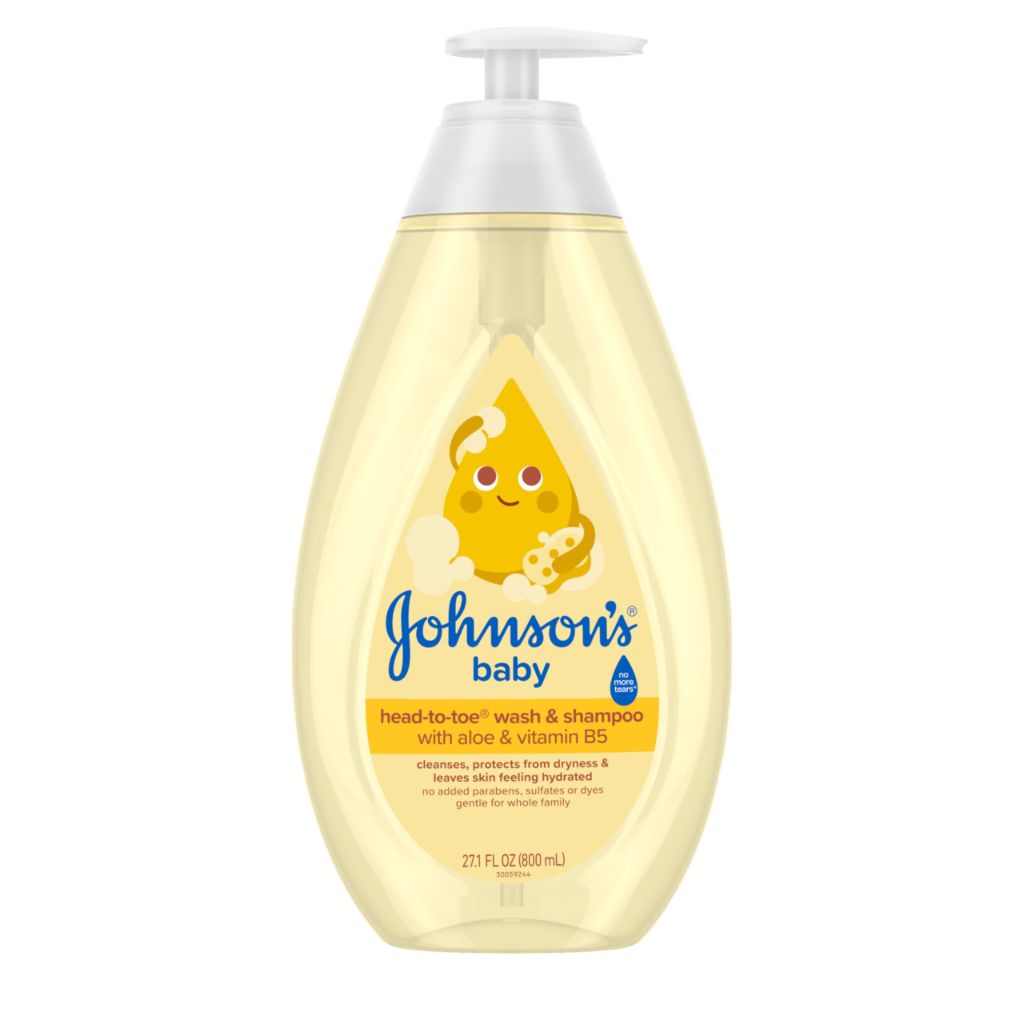 Johnson's Baby Head-To-Toe Baby Wash & Shampoo + Aloe & Vitamin B5 - 27.1 fl. oz