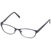 Foster Grant Charlsie Multifocus Reading Glasses, Satin Navy/Transparent, 1.75 x