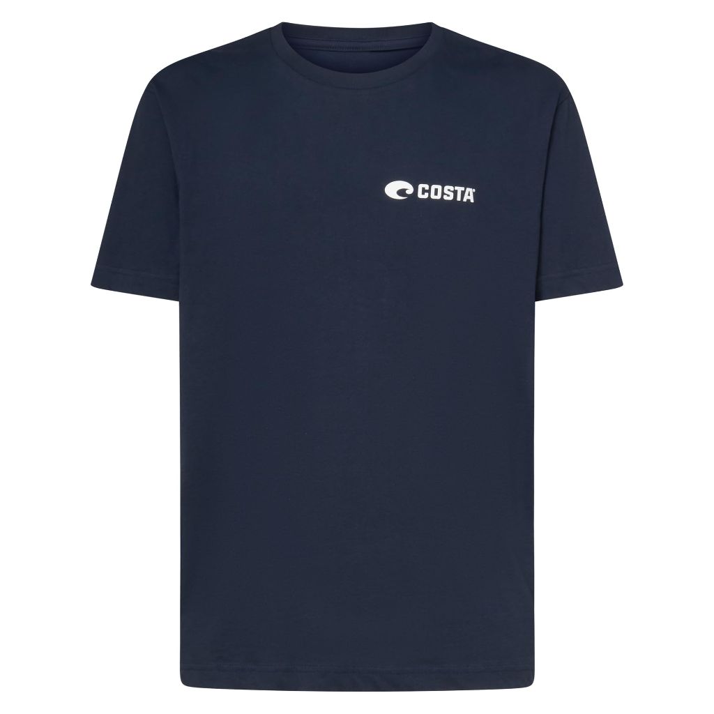 Costa Del Mar Mens Americana Boat T-Shirt, Navy, Small