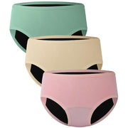 SZ 3XL, BAMBOO COOL Teens Girls Period Underwear  Briefs Soft Breathable Panties