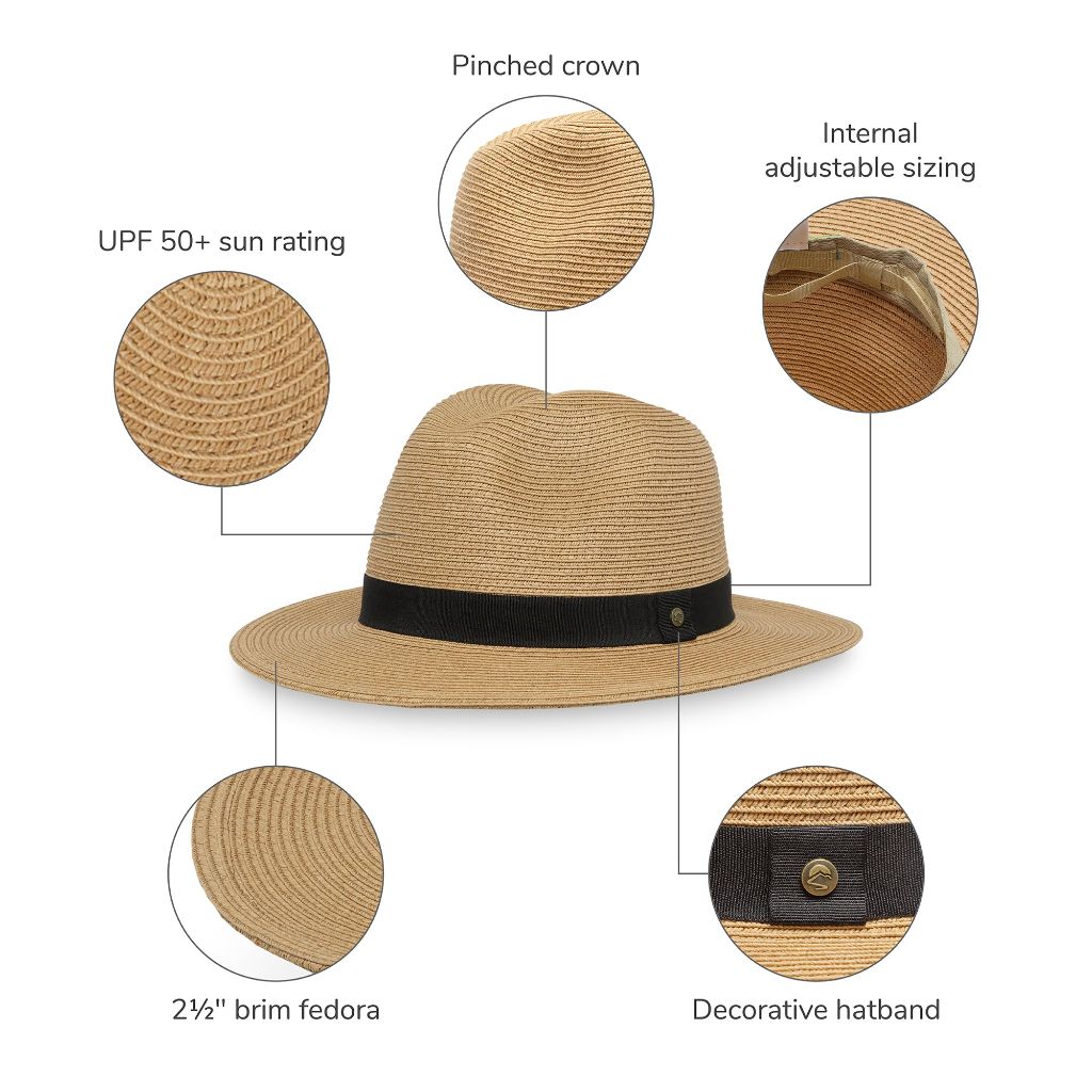 SUNDAY AFTERNOONS Tan Havana Hat, 1 EA