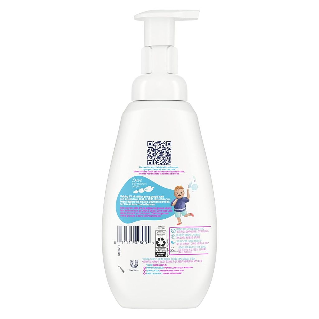 Dove Kids Care Hypoallergenic Foaming Body Wash - Cotton Candy, 13.5 fl. oz.