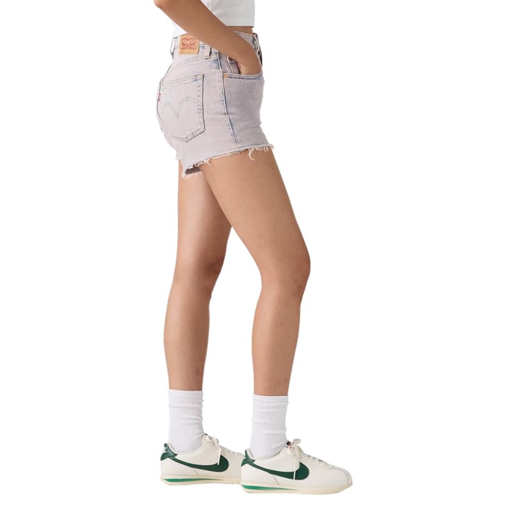 Levi's Women's 501 Original High-Rise Shorts, Rose Water (Shrink-to-fit - Stretch), 25, Standard