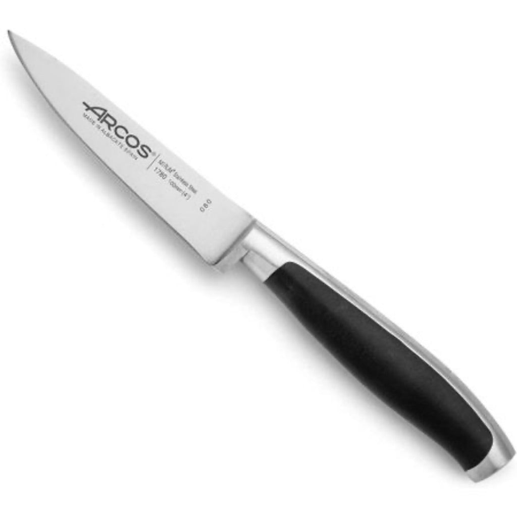 ARCOS Paring Knife 4 Inch Stainless Steel. Professional Kitchen Knife for Cut, Peel and Clean Food. 100 Mm Blade. Series Kyoto.