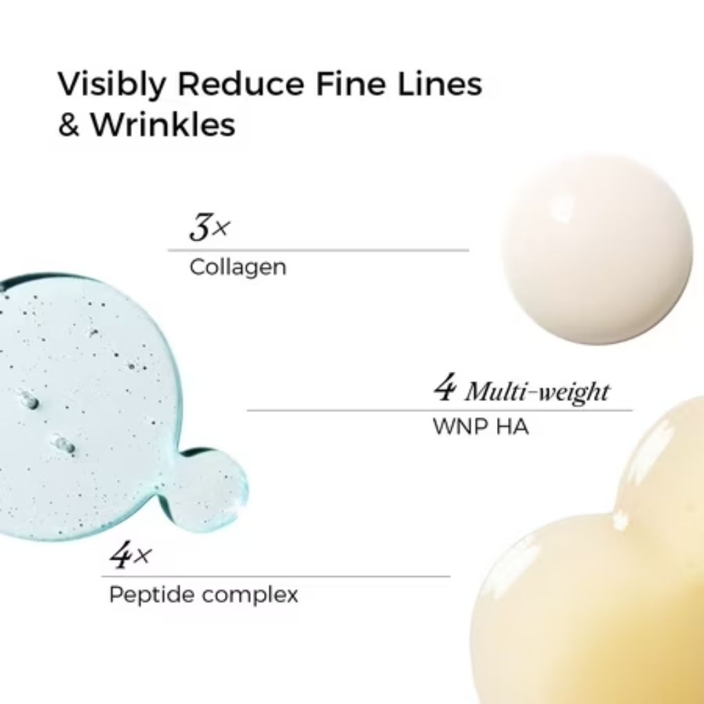 WNP Collagen Anti-aging Serum, 30 Vials with 4D Hyaluronic Acid & Oil-Suspension Formula, 1.22 fl oz