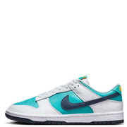 Nike Men's Dunk Low Retro Sneakers, Dusty Cactus/Thunder Blue-White, Size 11.5