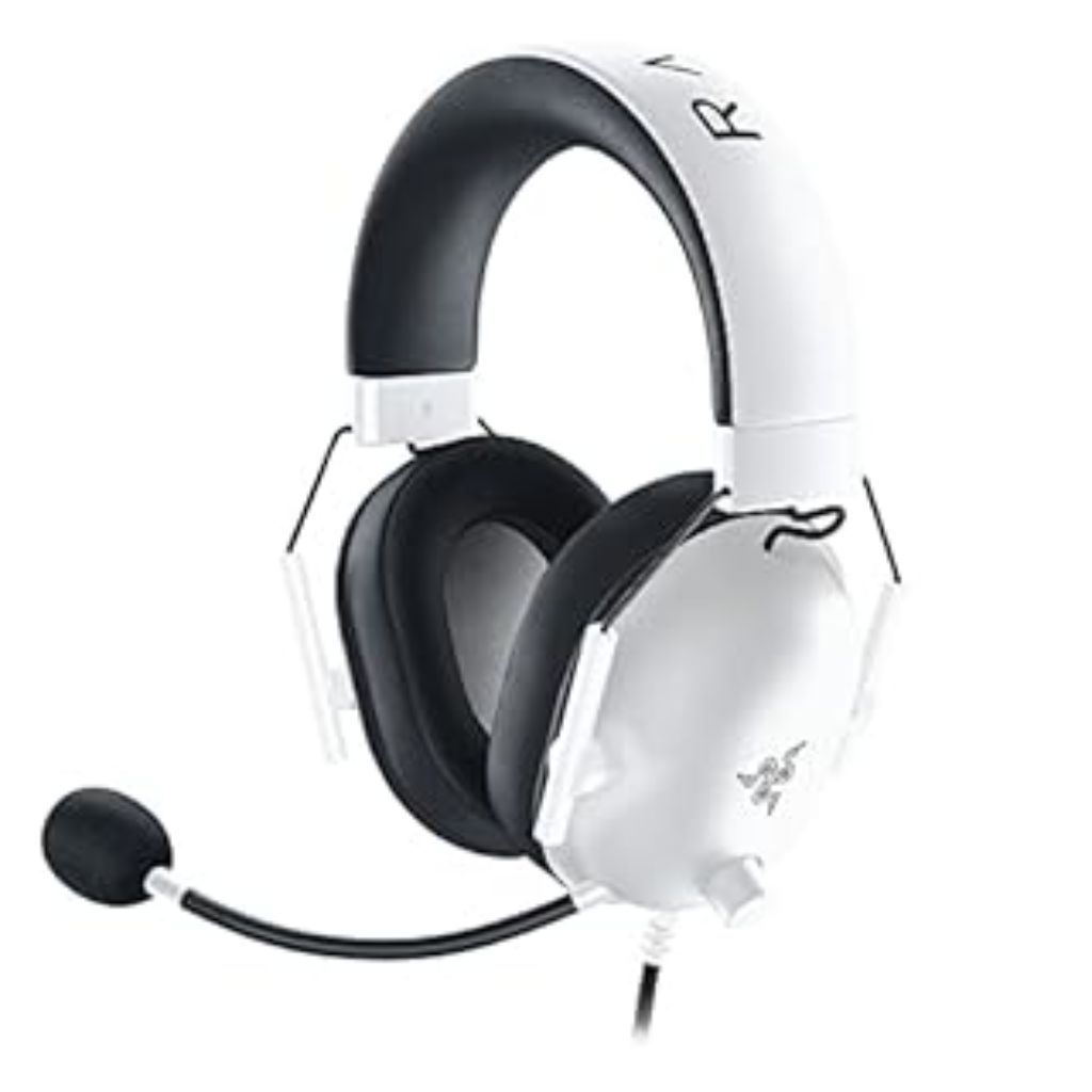 Razer Blackshark V2 X Wired Gaming Headset for PlayStation 4/Nintendo Switch/PC - White