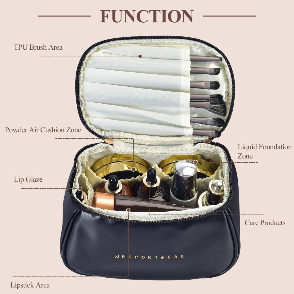 WESPORT GEAR Travel Travel Essentials Toiletry Bag - Black