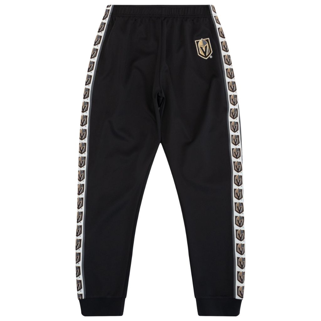 FOCO Men's Standard Vegas Golden Knights NHL Team Color Stripe Logo Track Suit Pants