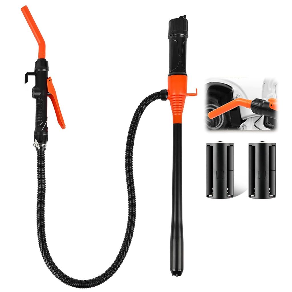Portable Power Battery Pump, Battery Powered Siphon Fuel Transfer Pump