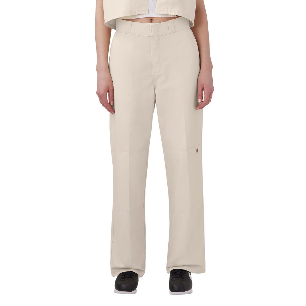 Dickies Women's Double Knee Work Slacks - Cream, Size 25 XRG