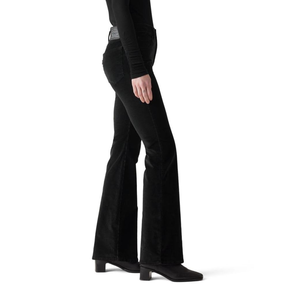 Levi's Women's 726 High Rise Flare Jeans, Caviar, 30 Regular