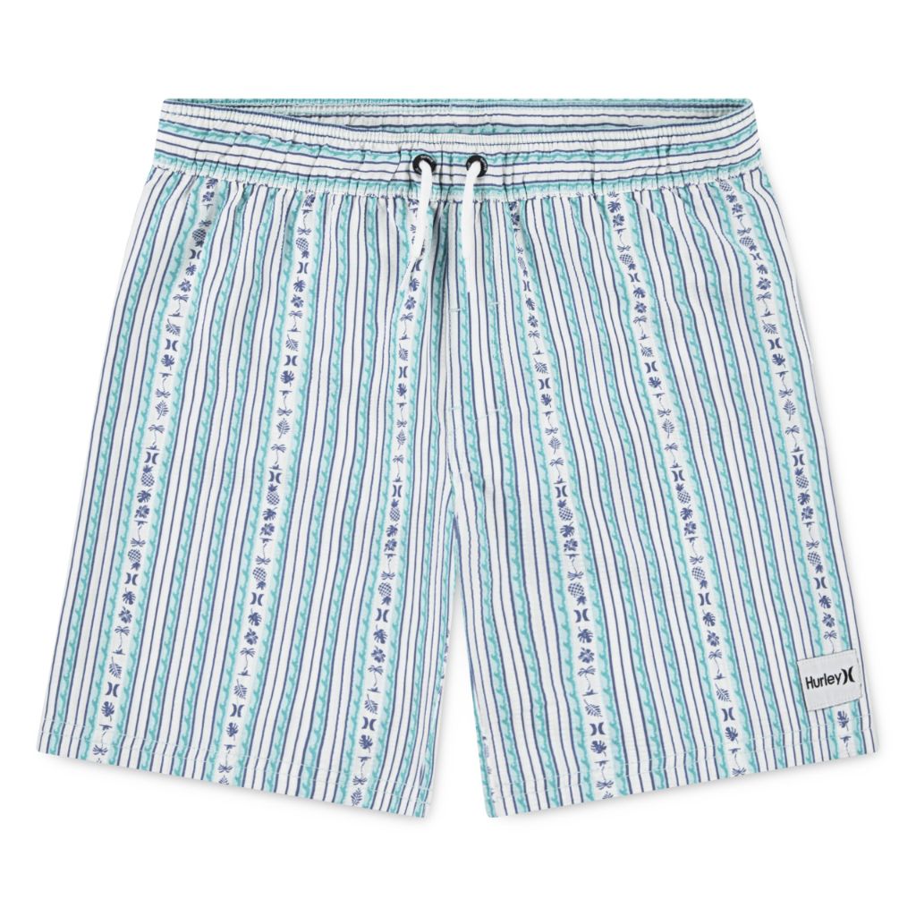 SZ L, Hurley- Boy's Pull On Swim Trunks- Mint Candy