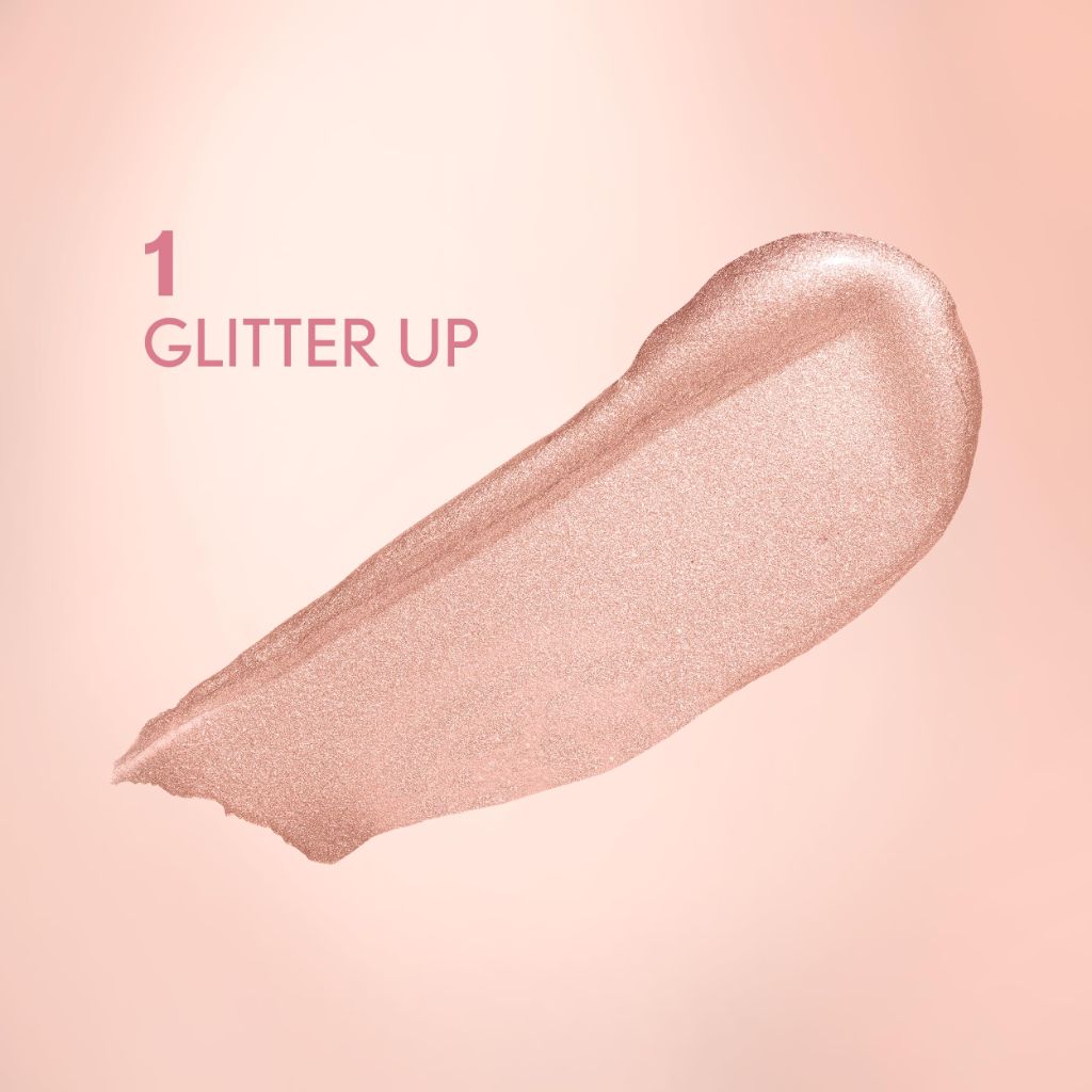 COVERGIRL Exhibitionist by Kelsea Ballerini Liquid Glitter Eyeshadow, Glitter Up 1, 0.13oz