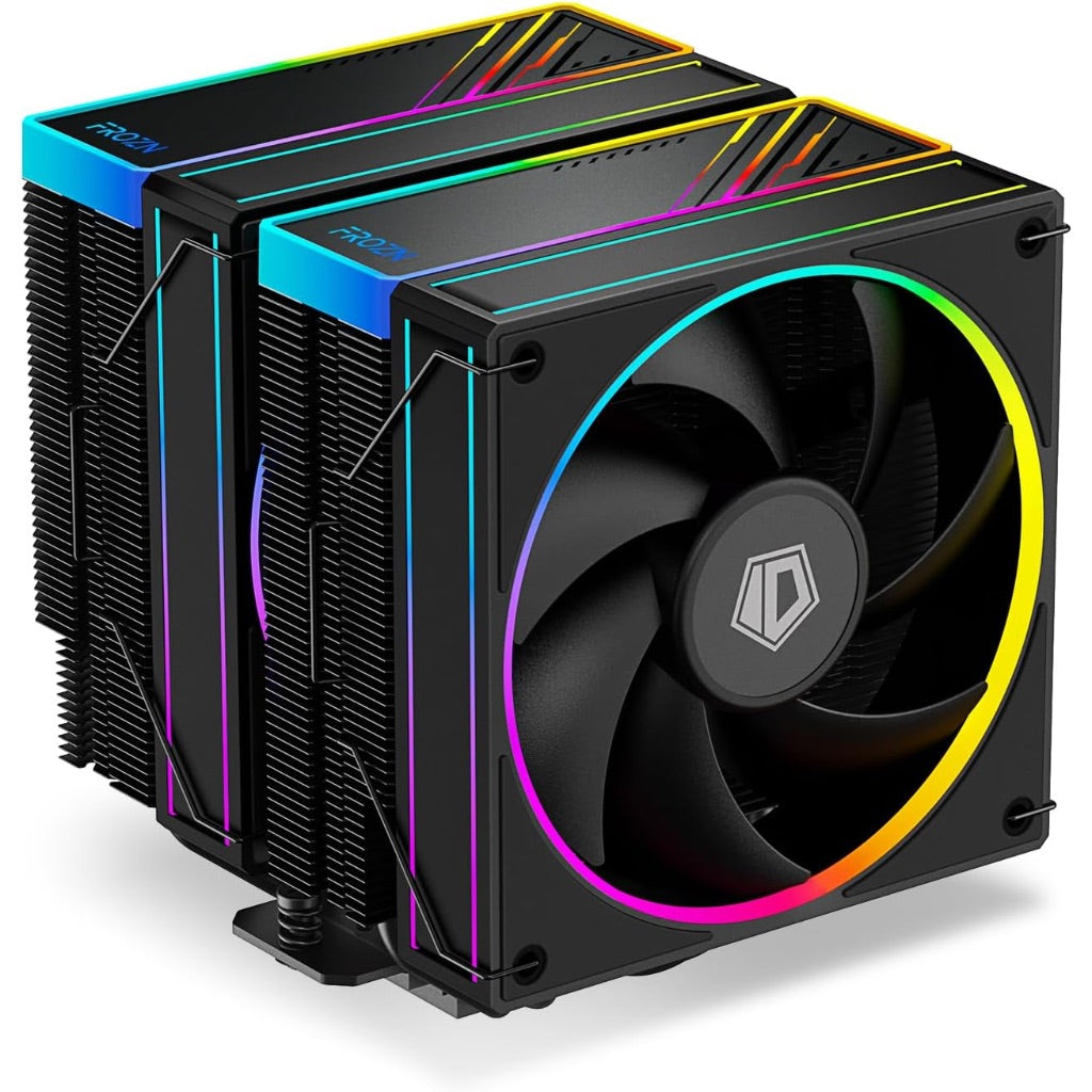 ID-COOLING FROZN A620 ARGB Dual-Tower Air CPU Cooler with ARGB Lighting, Dual 120x120x25mm FDB Fans