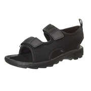 SZ 9T, Boys Sports Active Sandals Open Toe Athletic Summer Shoe, Black Grey