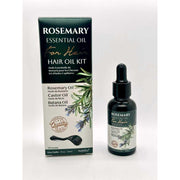 Refaflio Rosemary Hair Oil Kit, Rosemary Oil, Hair Care Oil, Ideal for Dry and Damaged Hair, 30ml