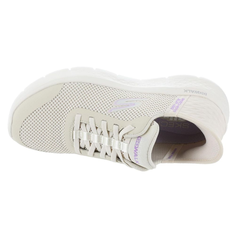 Skechers Women's Go Walk Flex Slip-Ins Grand Entry Sneaker, Off White, SZ 7.5