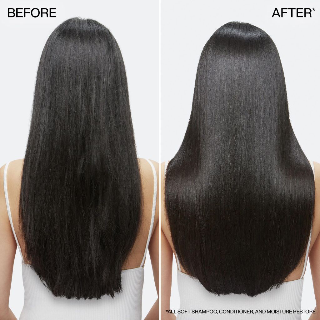 Redken All Soft Shampoo - Moisturizes & Hydrates Dry, Brittle Hair, Gently Cleanses and Softens, With Argan Oil, Safe For Color-Treated Hair, 33.8 Fl Oz