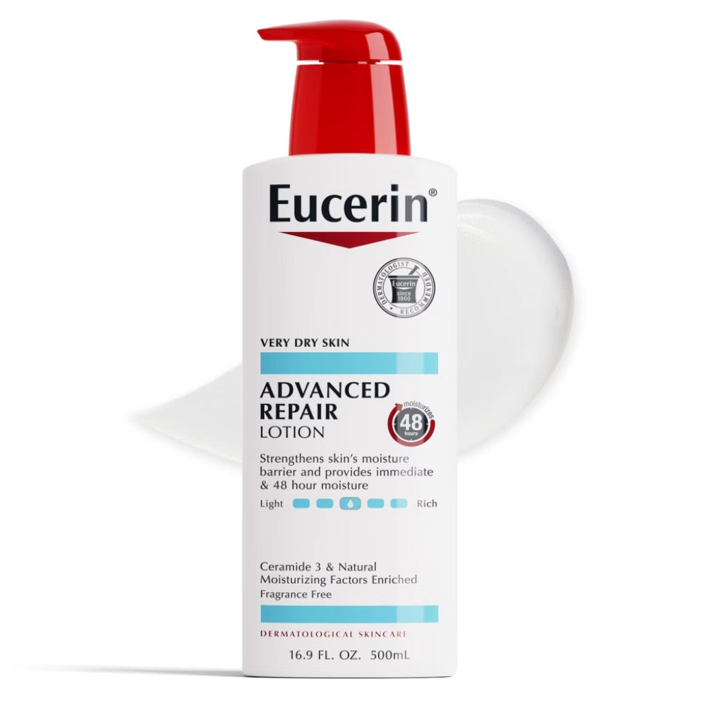 Eucerin Advanced Repair Body Lotion, Fragrance Free - 16.9 fl. oz.