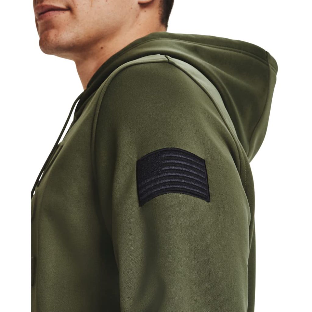 Under Armour mens Freedom Emboss Hoodie, (390) Marine OD Green / / Marine OD Green, Large
