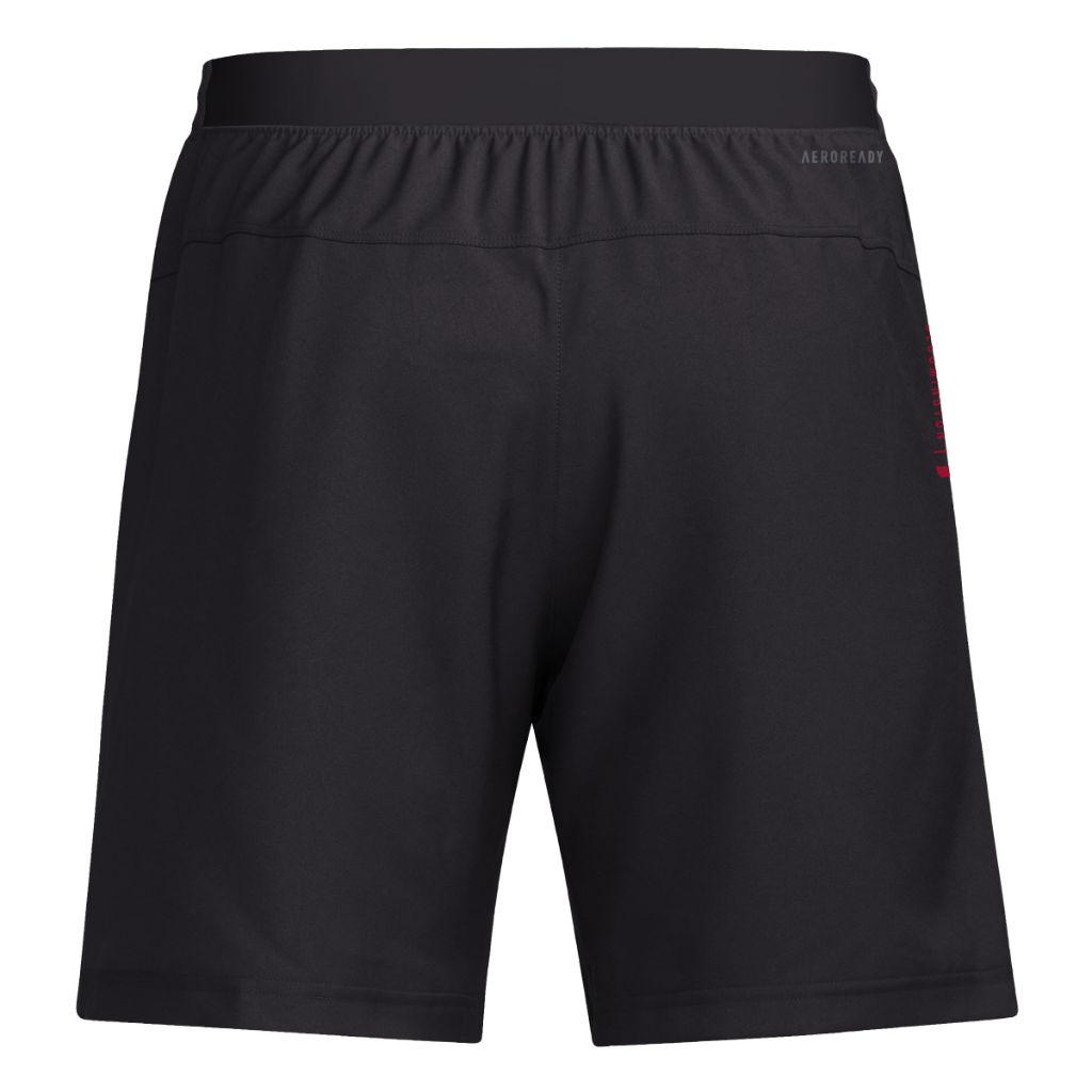 adidas Men's D4T Woven Shorts, 7" Inseam - Indiana University, Black/Victory Red (XXL)