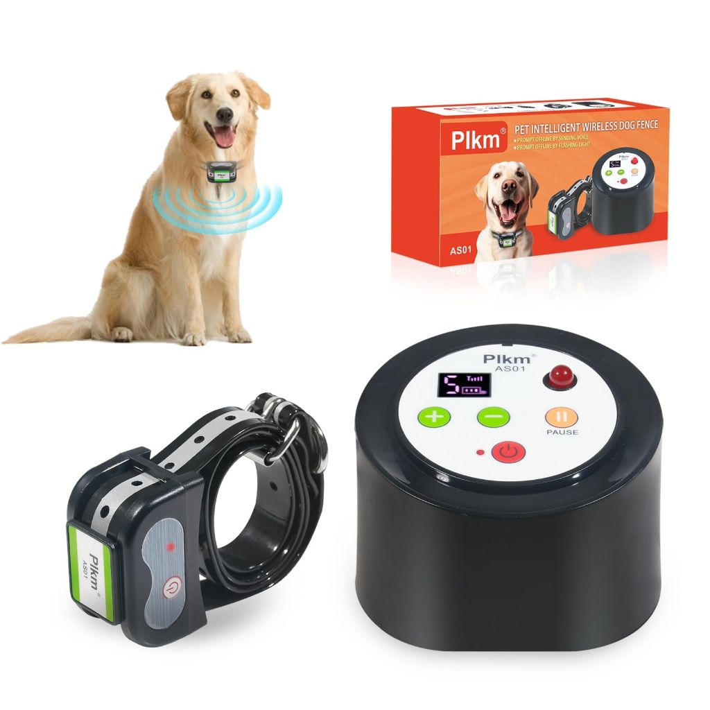 Plkm Wireless Dog Fence 2026 Newest Pet Electric Intelligent Containment System