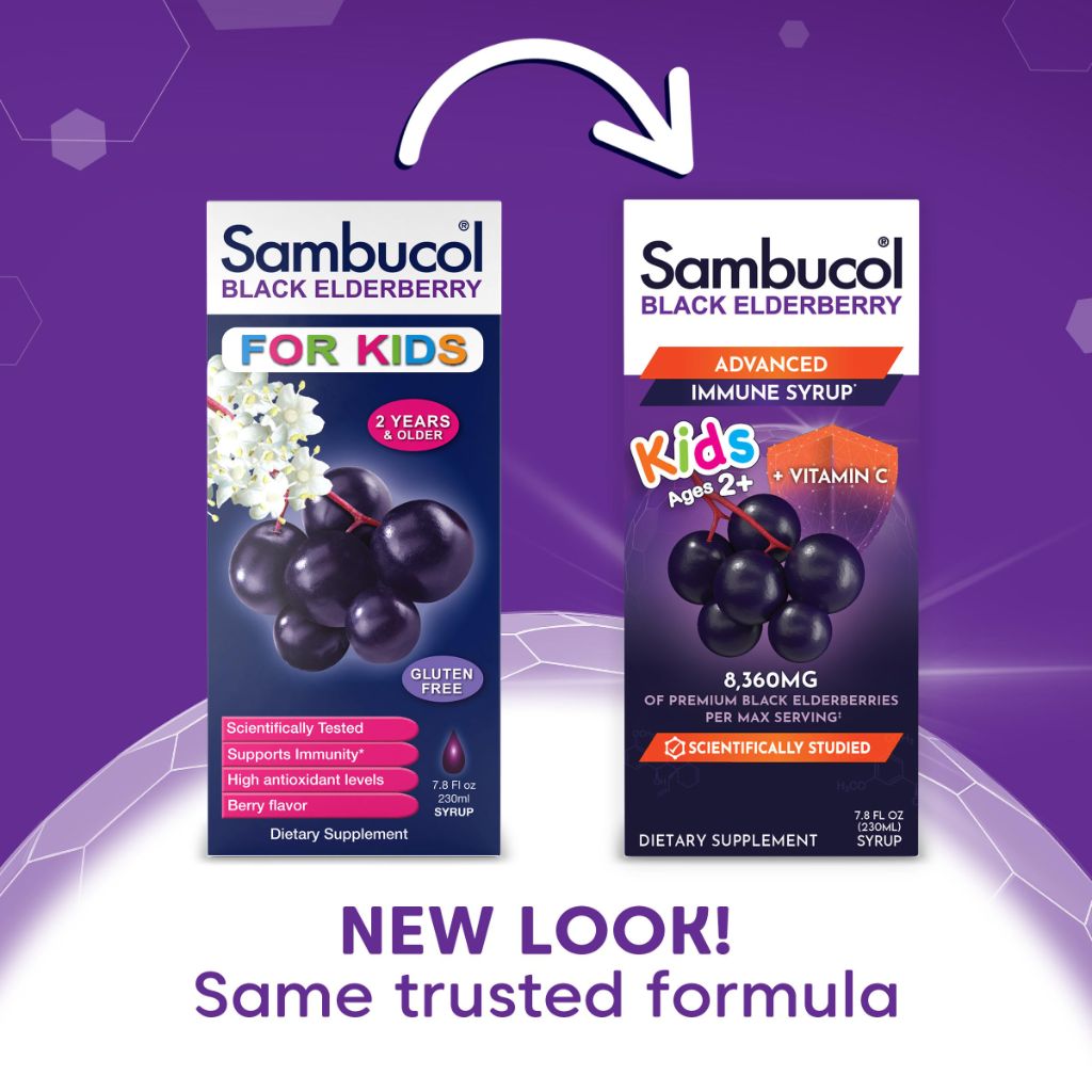 Sambucol Black Elderberry Syrup for Kids - 7.8 Fl Oz