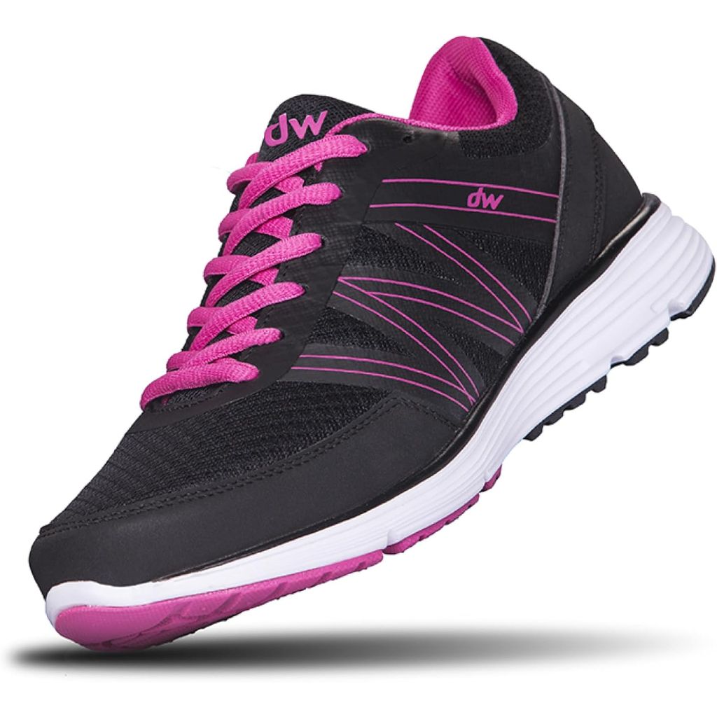 Diawin Wide Shoes for Women – Size 6.5 Extra Wide, Midnight Tulip