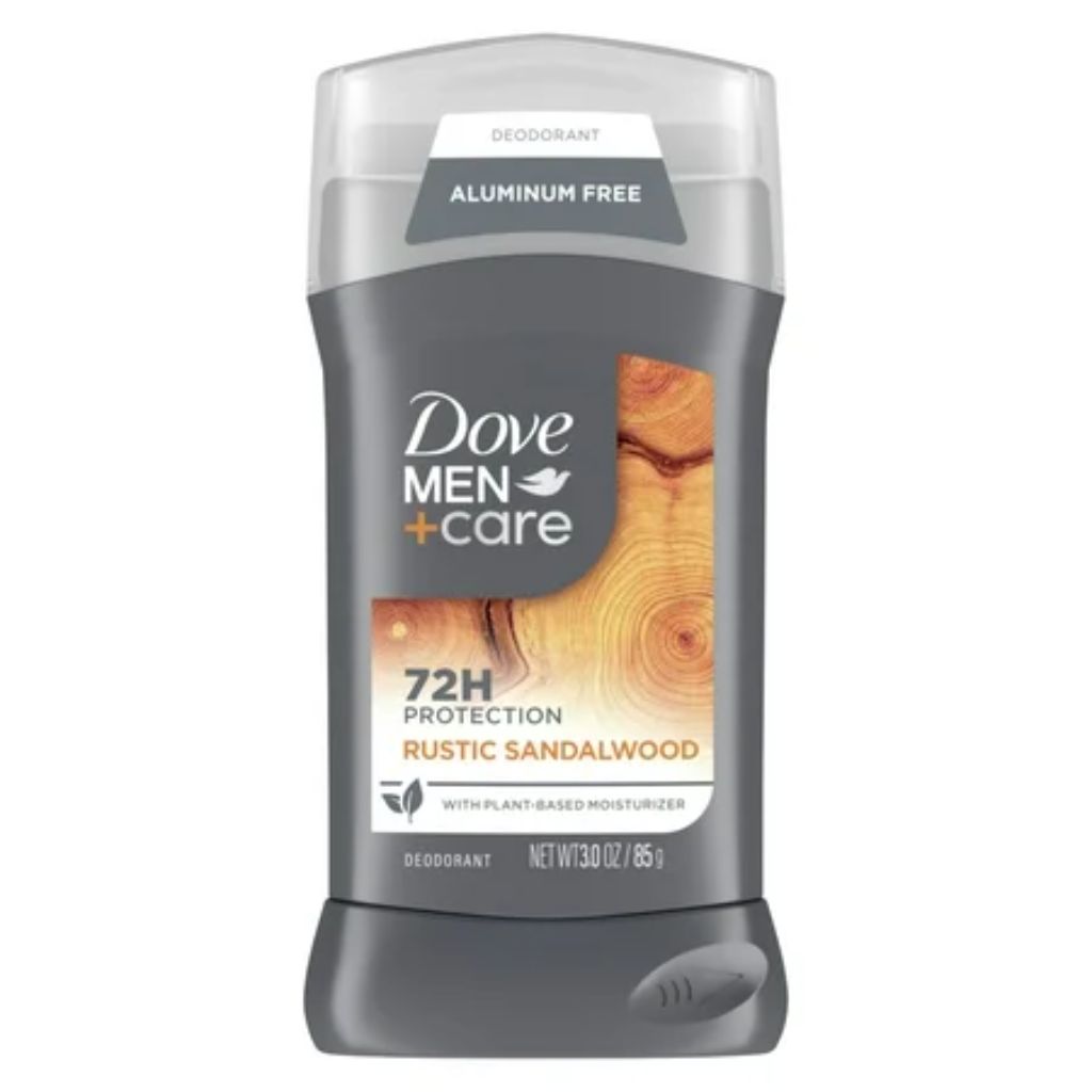 Dove Men+Care Aluminum Free Deodorant Stick Rustic Sandalwood  3 oz