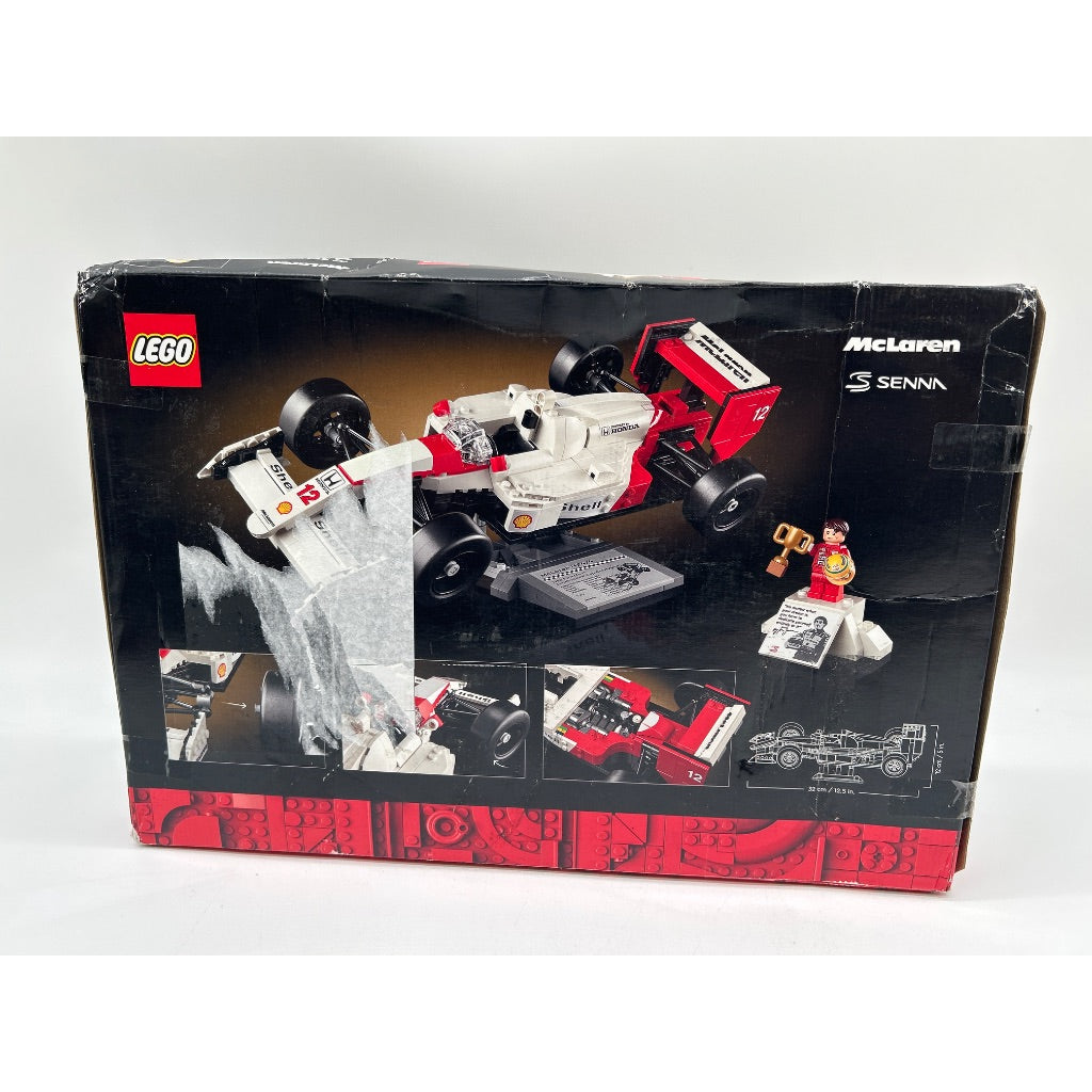 LEGO Icons: McLaren Model Car MP4/4 & Ayrton Senna - 693 Pieces (10330)