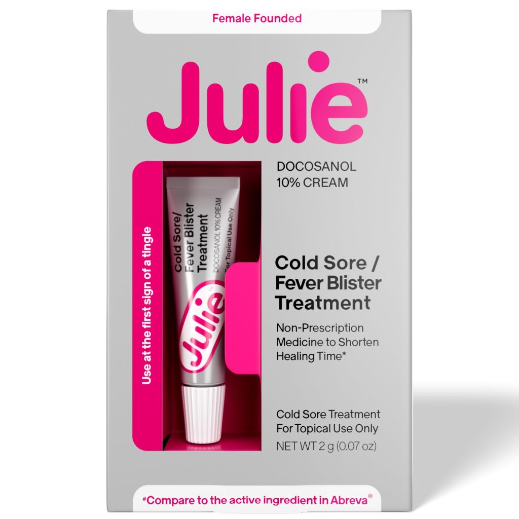 Julie Cold Sore Treatment, 10% Docosanol Antiviral Cream - 0.07 oz Tube