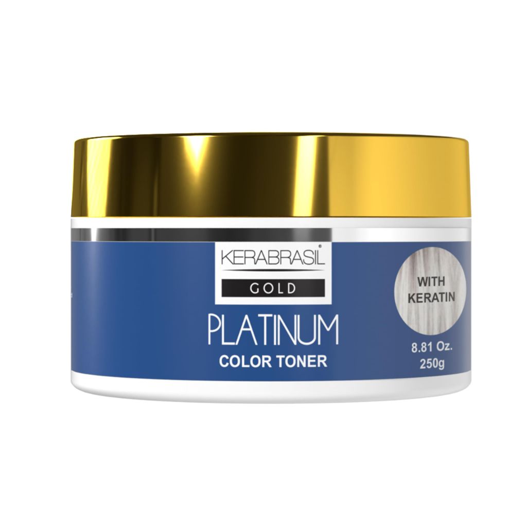 Kerabrasil Platinum Blonde Enhancing - Keratin-Rich Formula for Brightness & Strength | 10.14 oz (Conditioner)