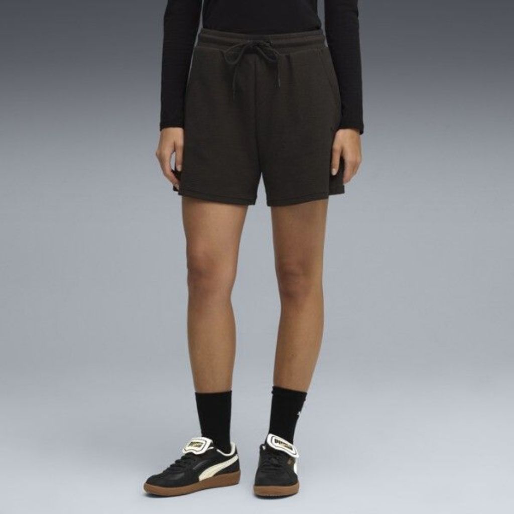 Shorts PUMA Tiro Alto Her 12cm Para Mujer En Talle XL Negro