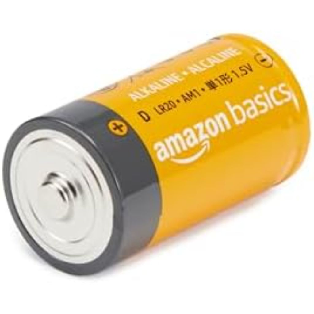 Amazon Basics 1.5 V Alkaline Batteries - D Cell - 24 Pack