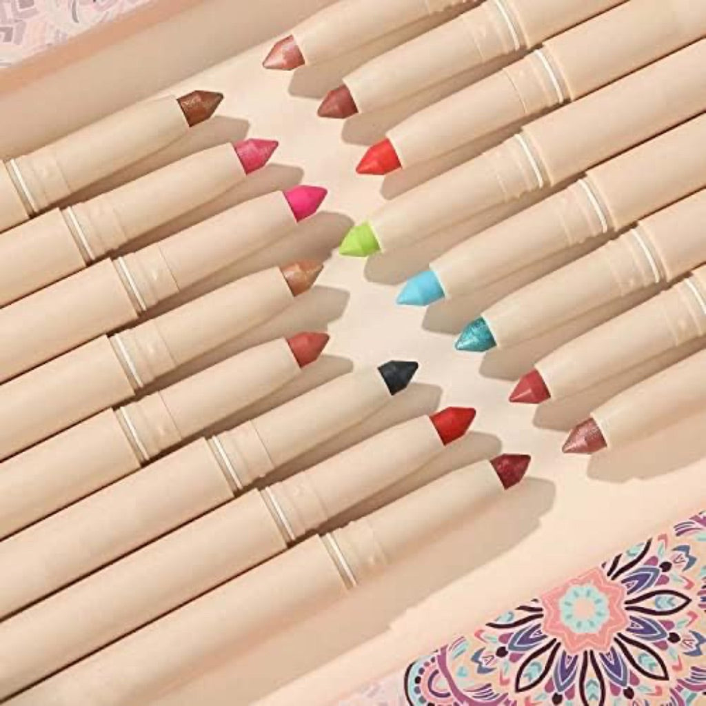 Enthusiasm Matte Eyeshadow Stick, Cream Eyeshadow Pencil, Long Lasting Waterproof Eye Shadow, High Pigment Hypoallergenic Highlighter Stick - Create Multi-Dimensional Eyes Look