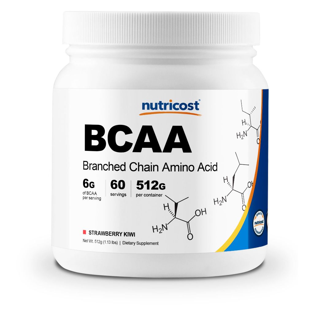 Nutricost BCAA Powder - Strawberry Kiwi - 60 Servings