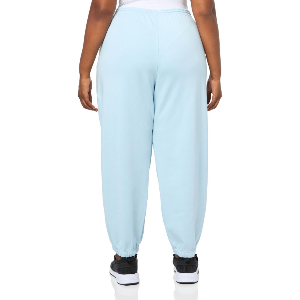 Reebok Women's Identity Small Logo Fleece Jogger (Plus Size), Black, Size 1X