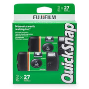 Fujifilm QuickSnap Flash Disposable Camera, 400 35mm, 27 Exposures, 2-Pack