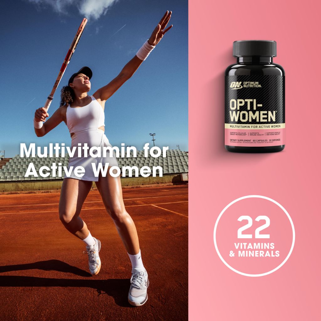 Optimum Nutrition Opti-Women Daily Multivitamin 60 Count (Packaging May Vary)