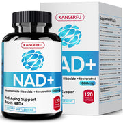 Liposomal NAD Resveratrol Supplements for Women, NAD Supplement 1000mg Pure Organic - 120 Capsules