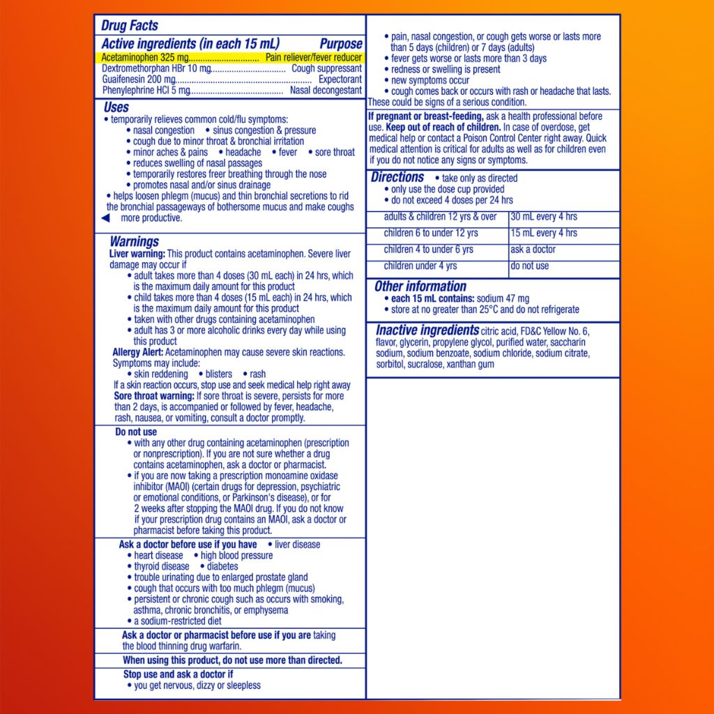 Vicks DayQuil Severe Cold & Flu Liquid Medicine, Daytime Relief  2 x 12oz