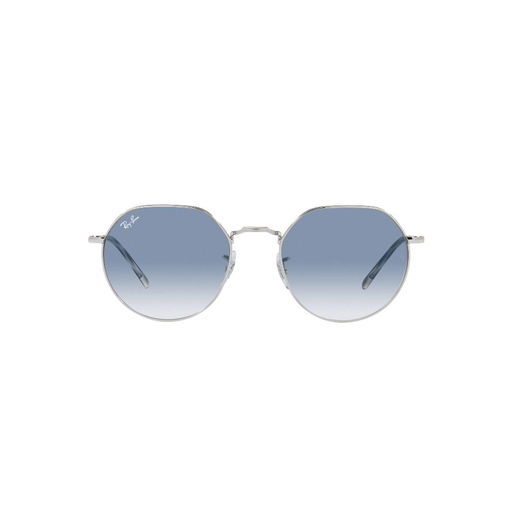 Ray-Ban Womens Rb3565 Jack Sunglasses - Silver/Clear Gradient Blue