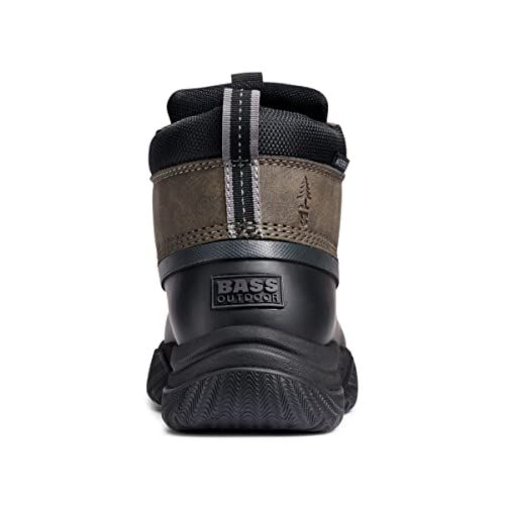 Bass Outdoor Women’s Field Duck Boots, Waterproof, Lace Up, Black/Gray - Size 9