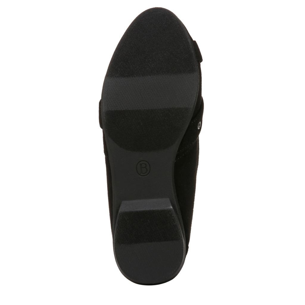 LifeStride Women's Kira Ballet Flat Ballet Flat Black Microfiber 8.5 M
