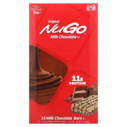 NuGo Protein Bar, Chocolate, 11g Protein, Gluten Free, 15 Count